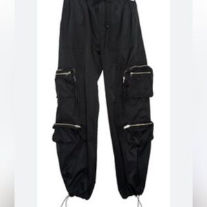Men's Sleek Black Cargo Pants